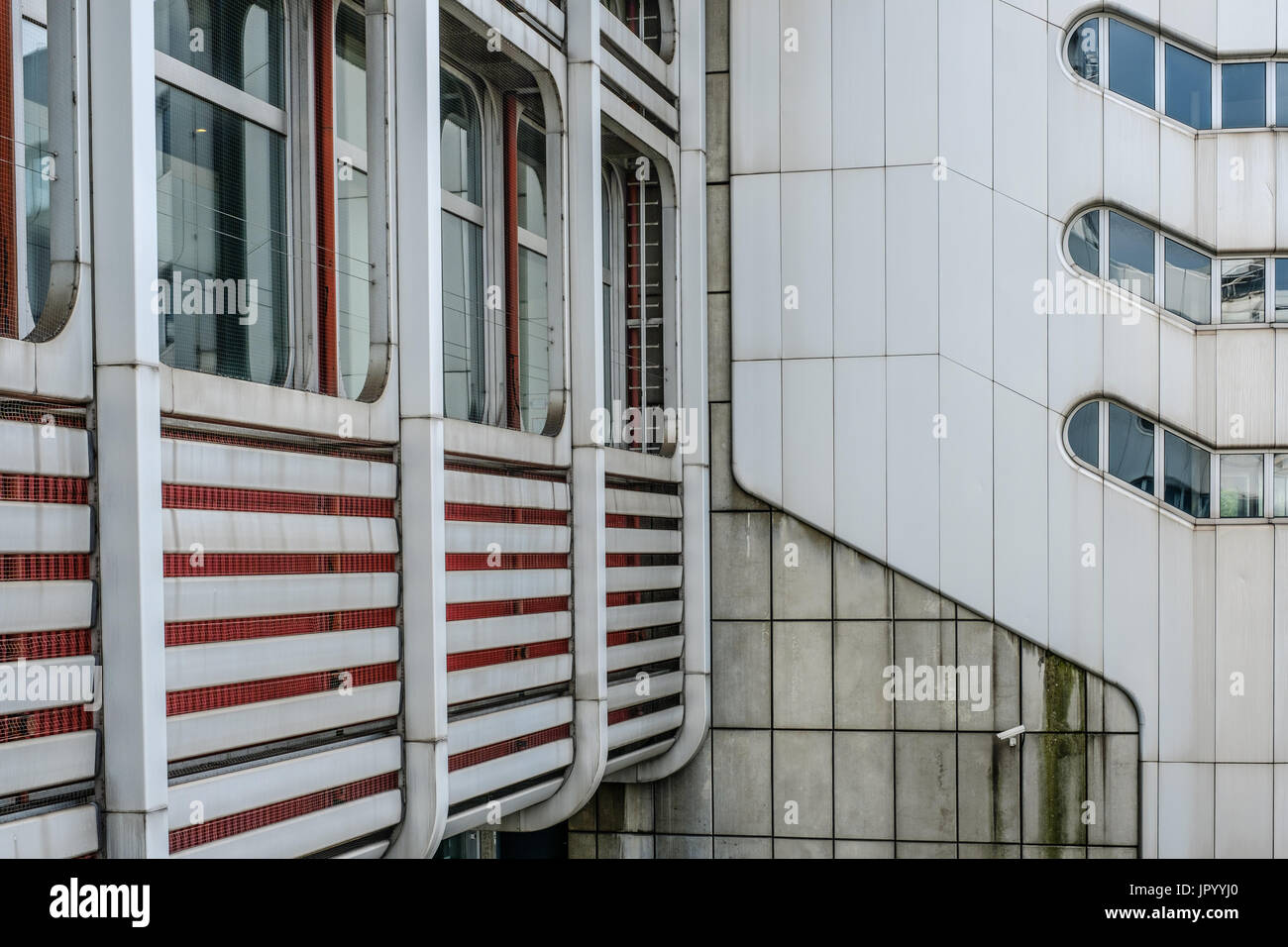 facade / building detail of the international congress center (icc) in Berlin Stock Photo