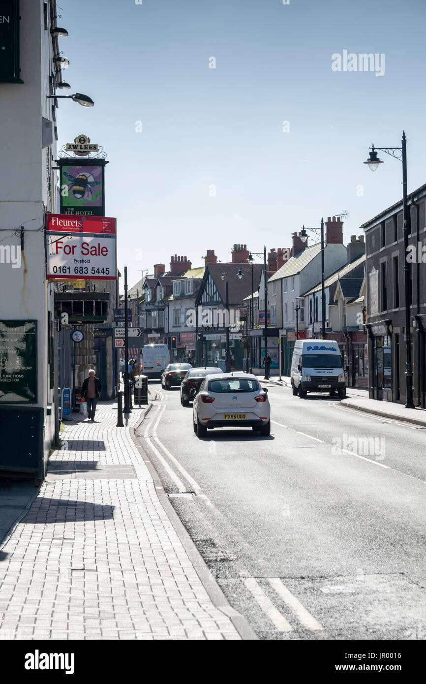 Market Street in Abergele North Wales Stock Photo Alamy