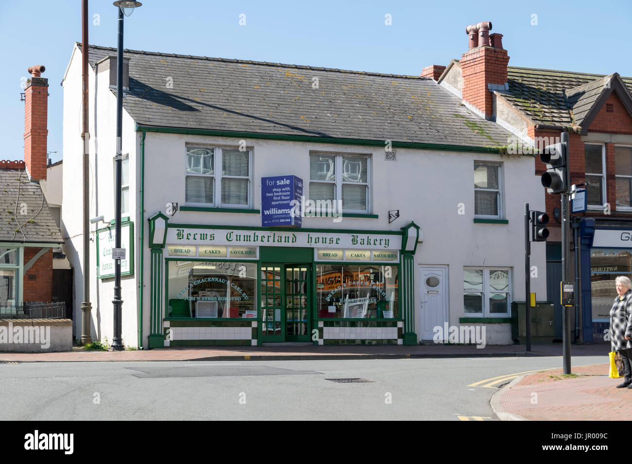 Market Street in Abergele North Wales Stock Photo Alamy