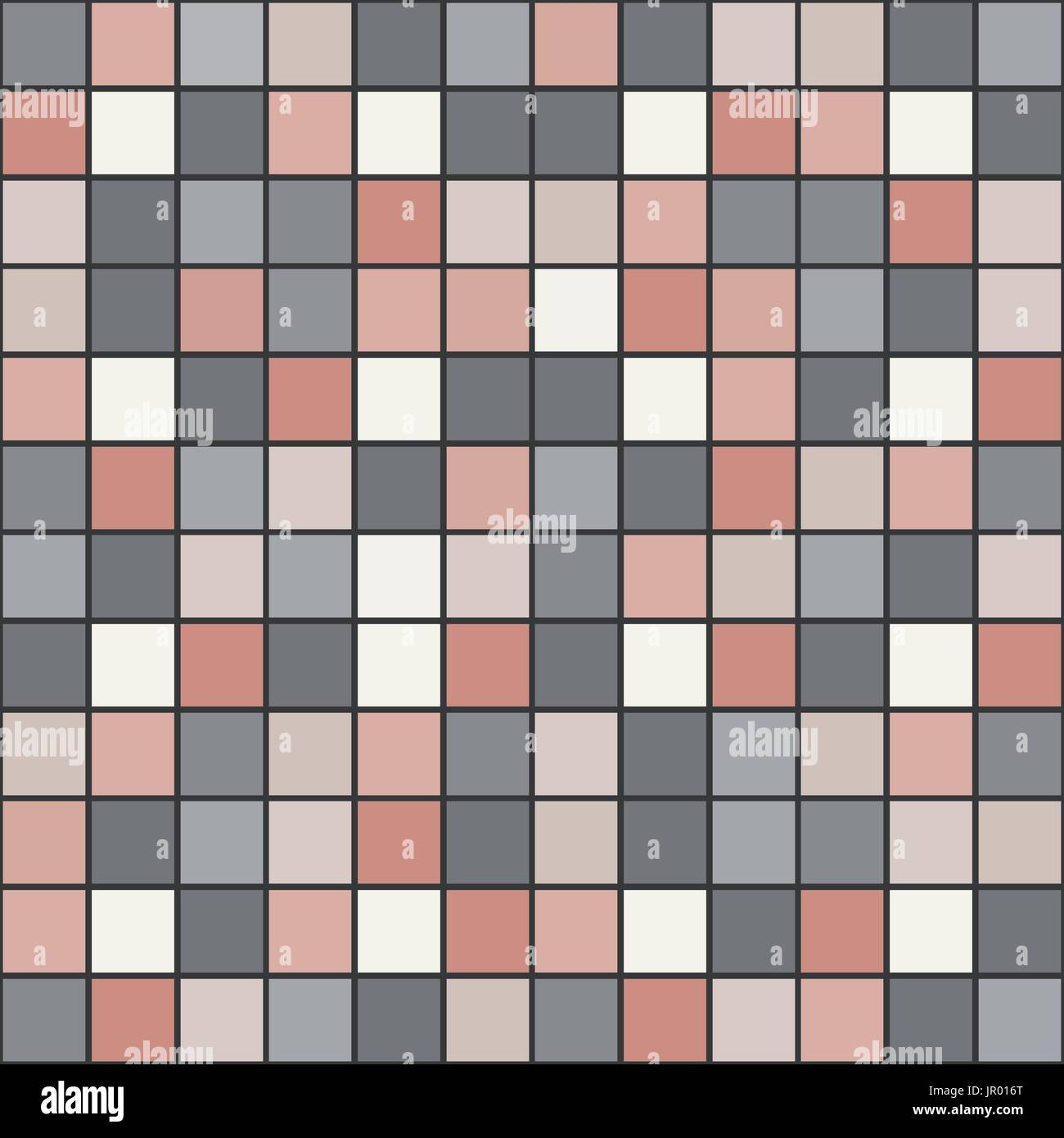 Bright mosaic seamless pattern background square tiles Stock Vector ...