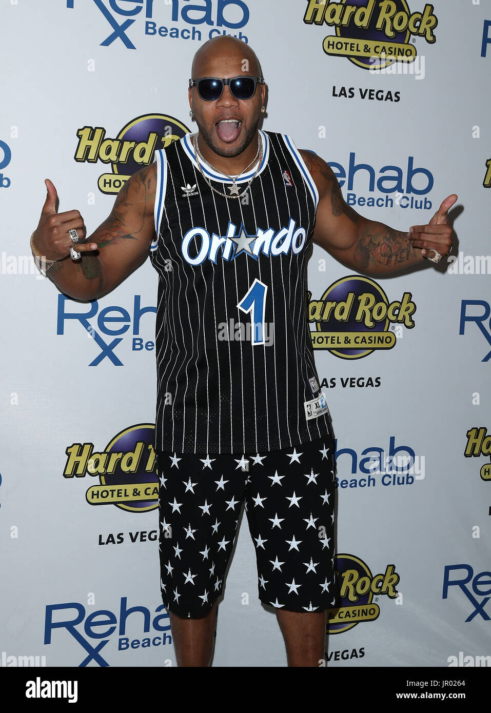 Flo Rida takes over Hard Rock Hotel & Casino Featuring: Flo Rida Where ...