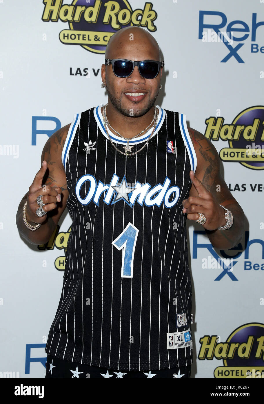 Flo Rida takes over Hard Rock Hotel & Casino Featuring: Flo Rida Where ...