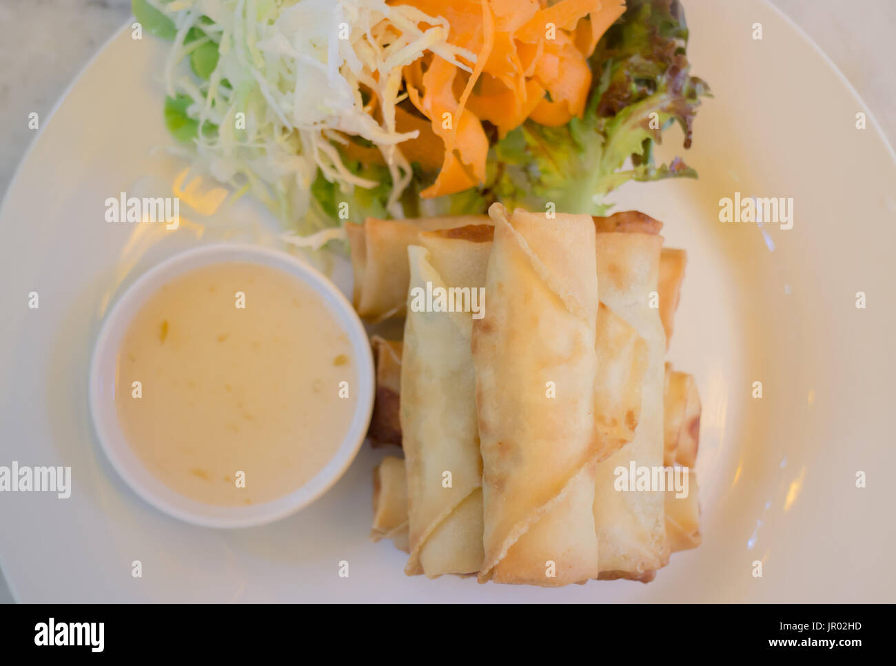 Deep fried vegetable spring rolls, stock photo Stock Photo Alamy