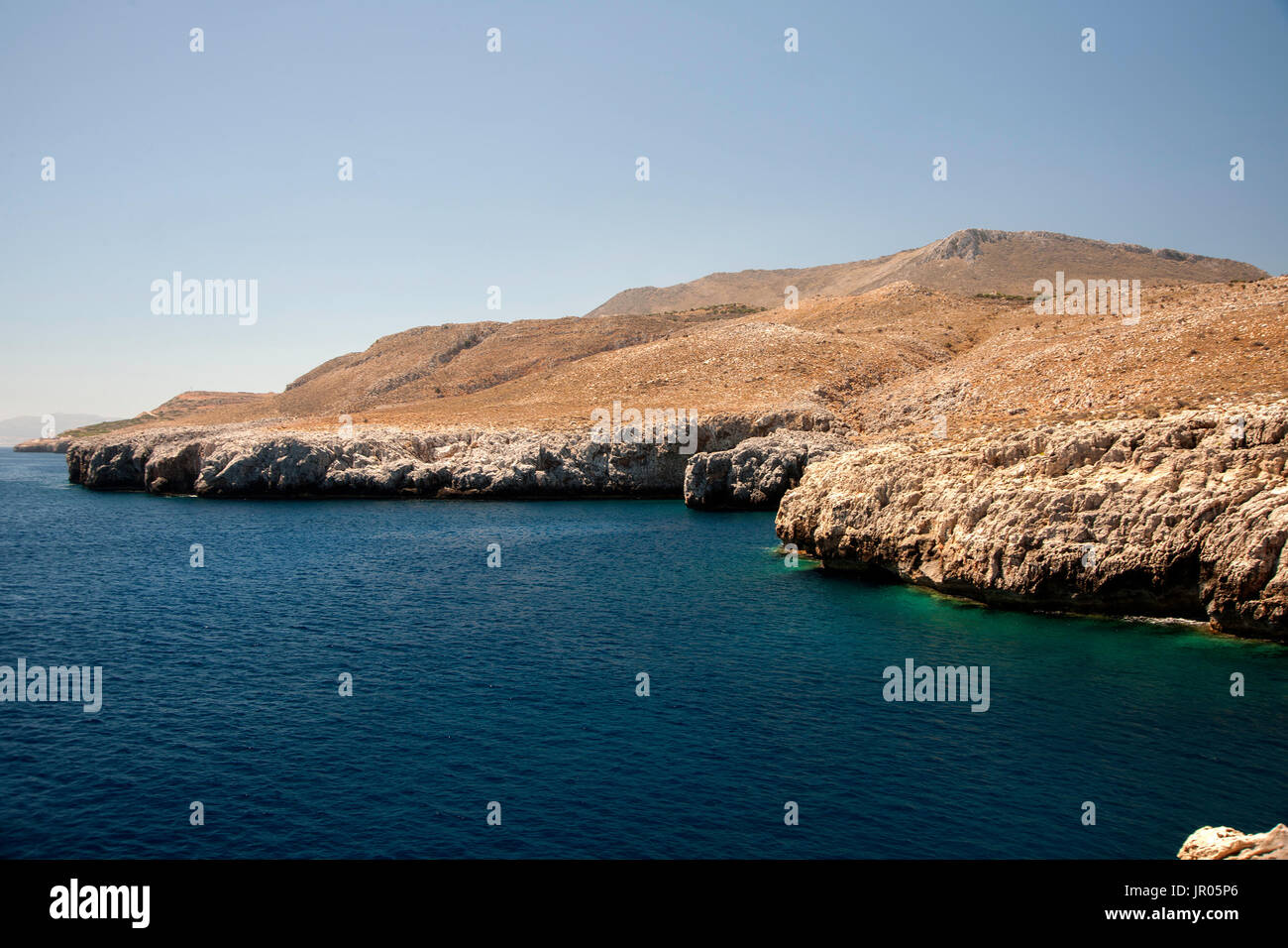 Drapanos Point Crete Stock Photo Alamy
