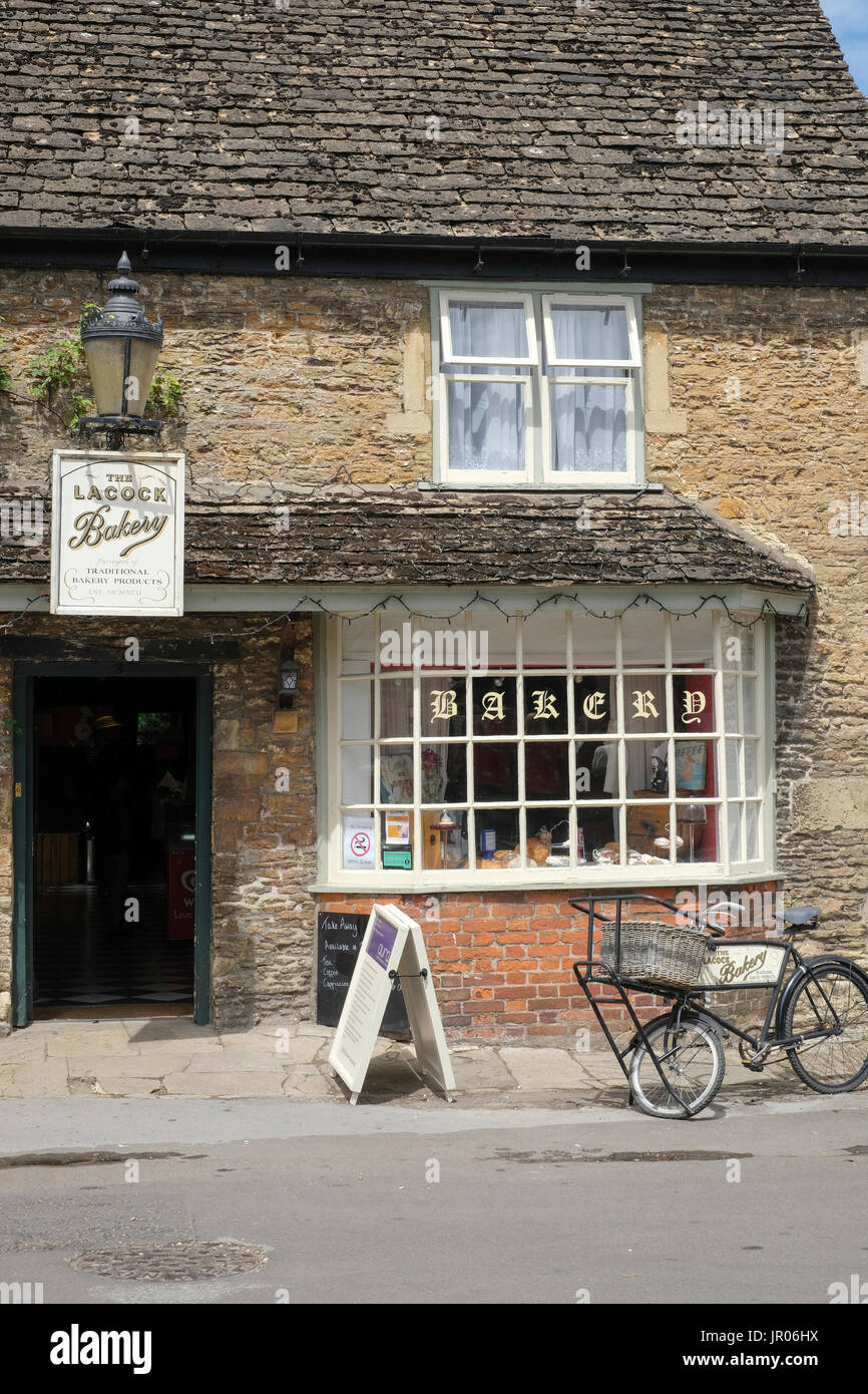 Images of Lacock, a picturesque village in Wiltshire,England Stock Photo