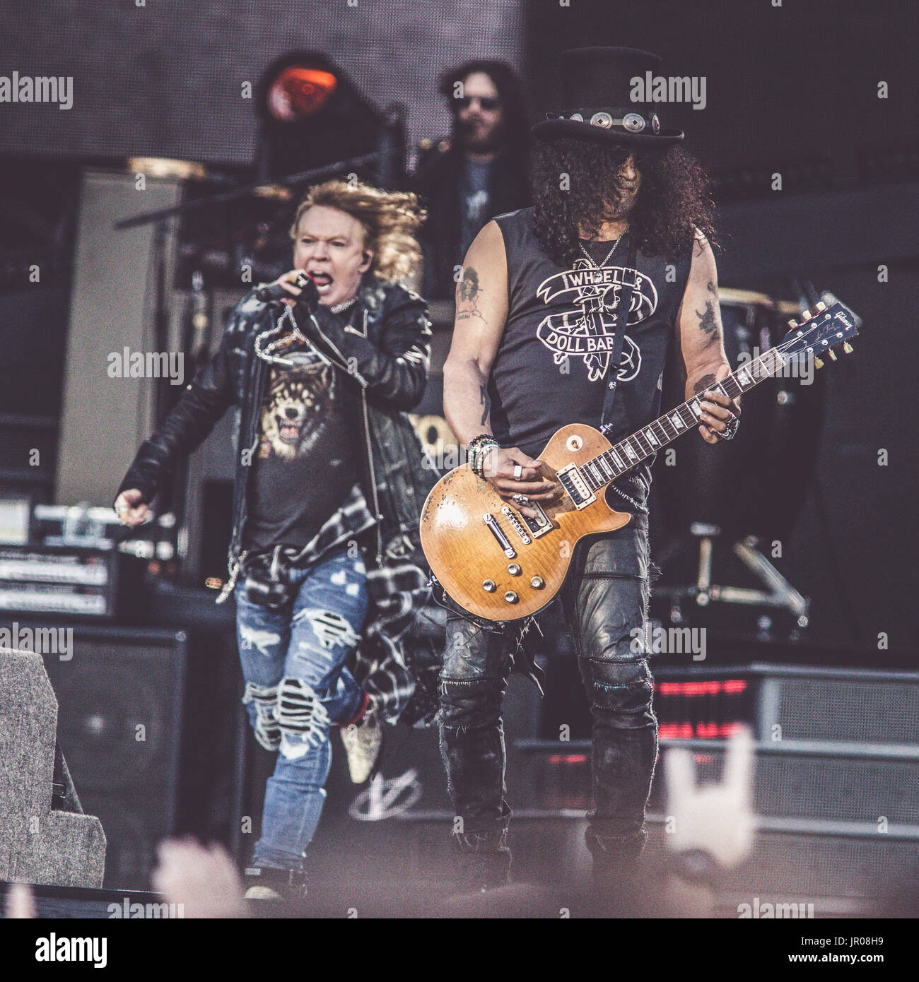 Gun Roses Concert Guns N' Roses performing live in concert in front of 55,000 people in ...