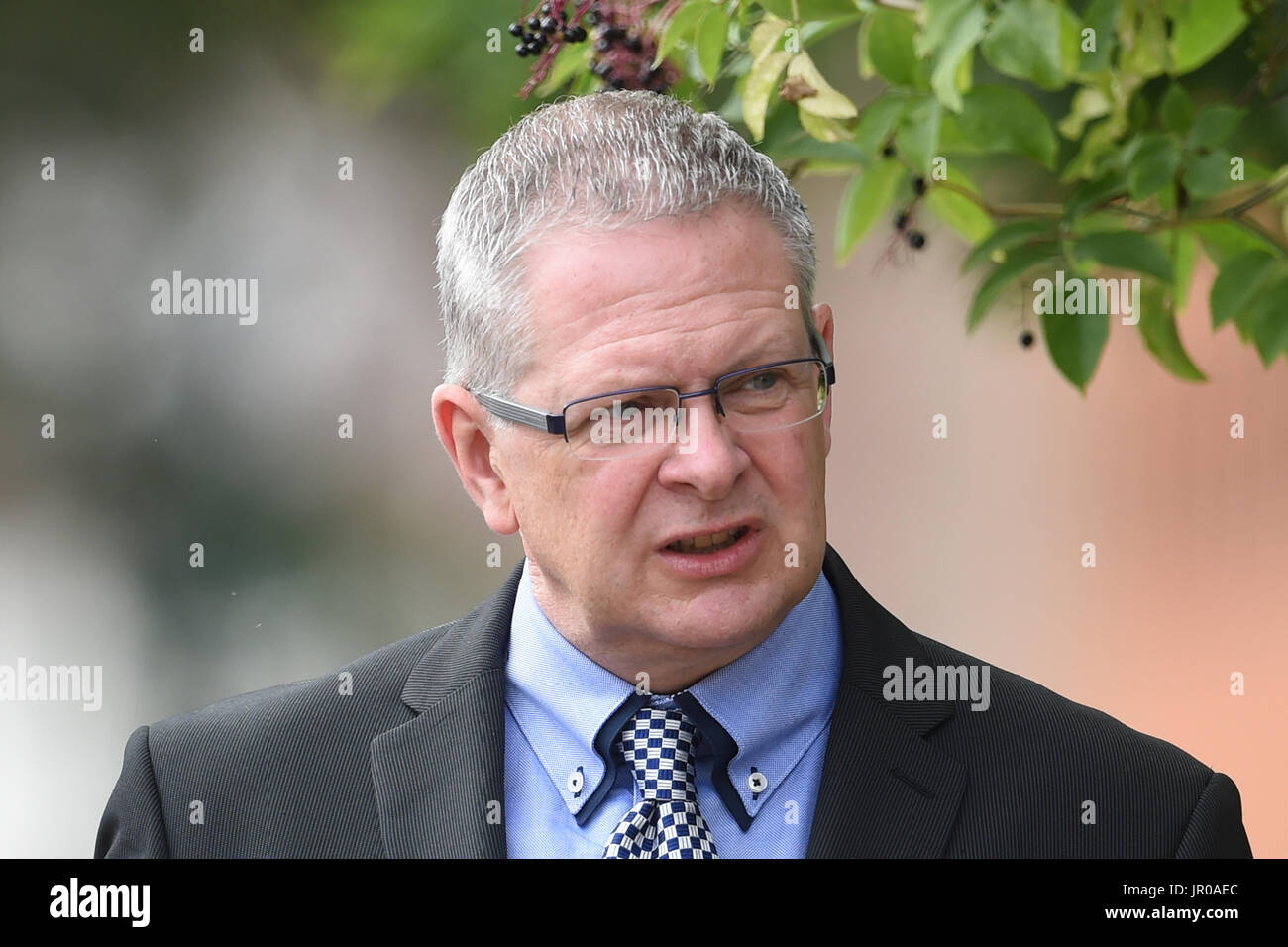 The Very Rev Martin Thrower arrives at Norwich Crown Court where he will be sentenced after admitting two counts of voyeurism at an earlier hearing. Stock Photo