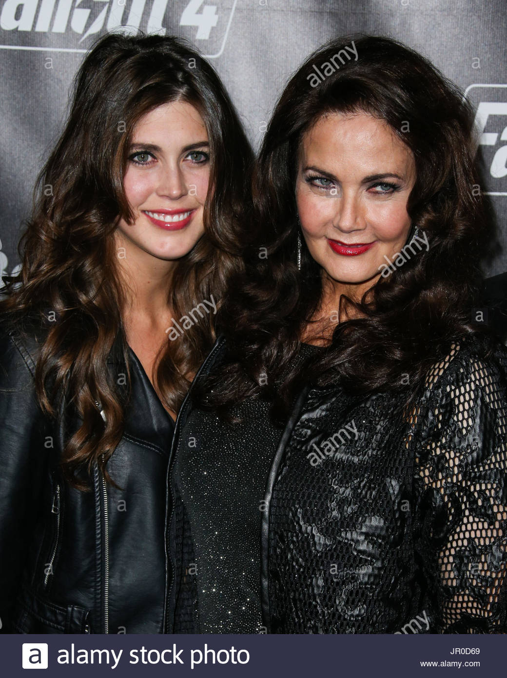 Jessica Altman, Lynda Carter. LOS ANGELES, CA, USA NOVEMBER 05 Stock