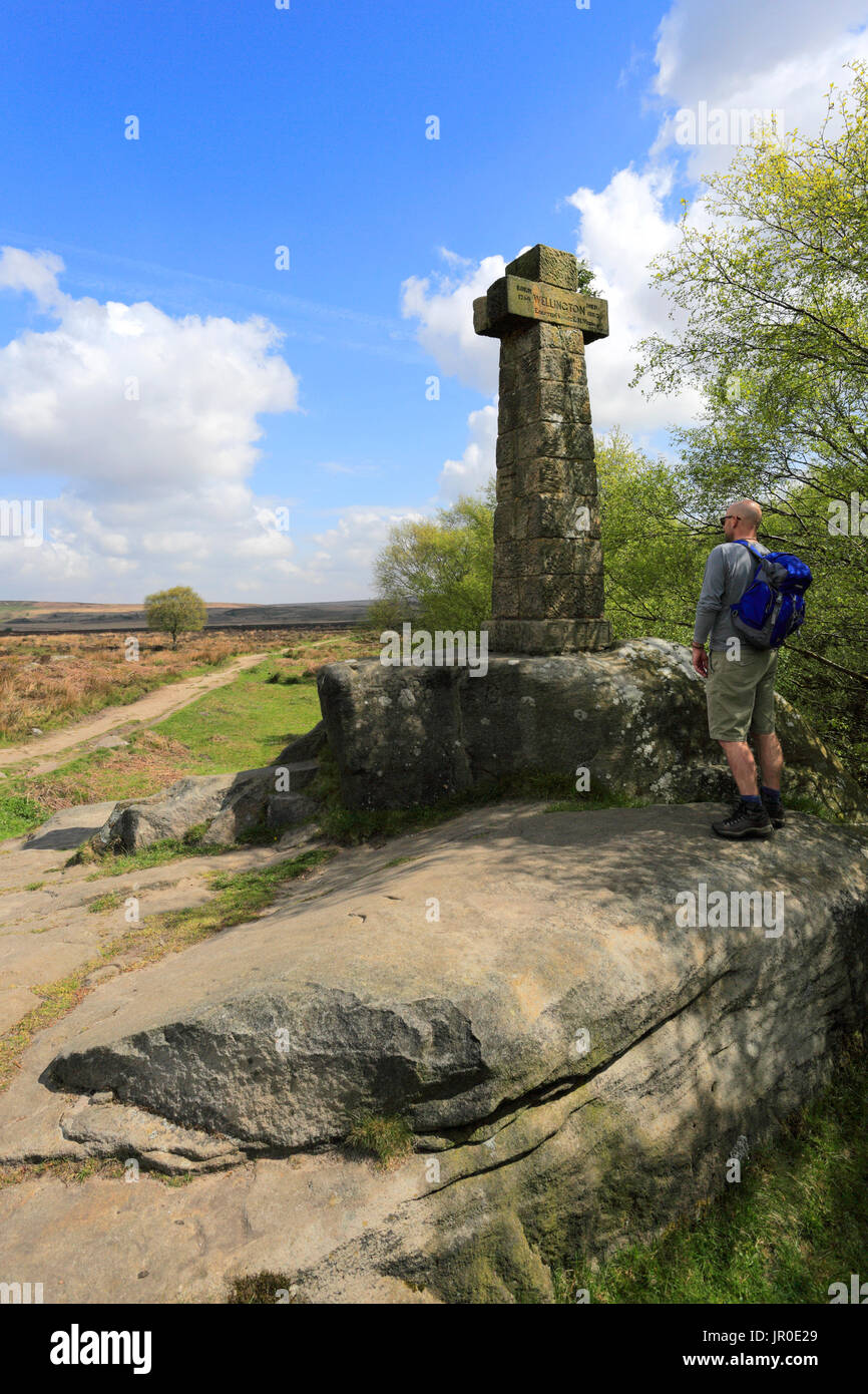Walker at the Wellington Monument dedicated to the Duke of Wellington
