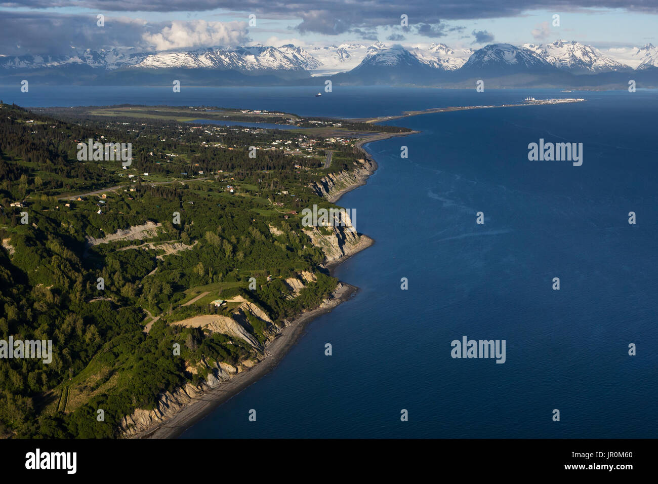 Aerial view kenai mountains hi-res stock photography and images - Alamy
