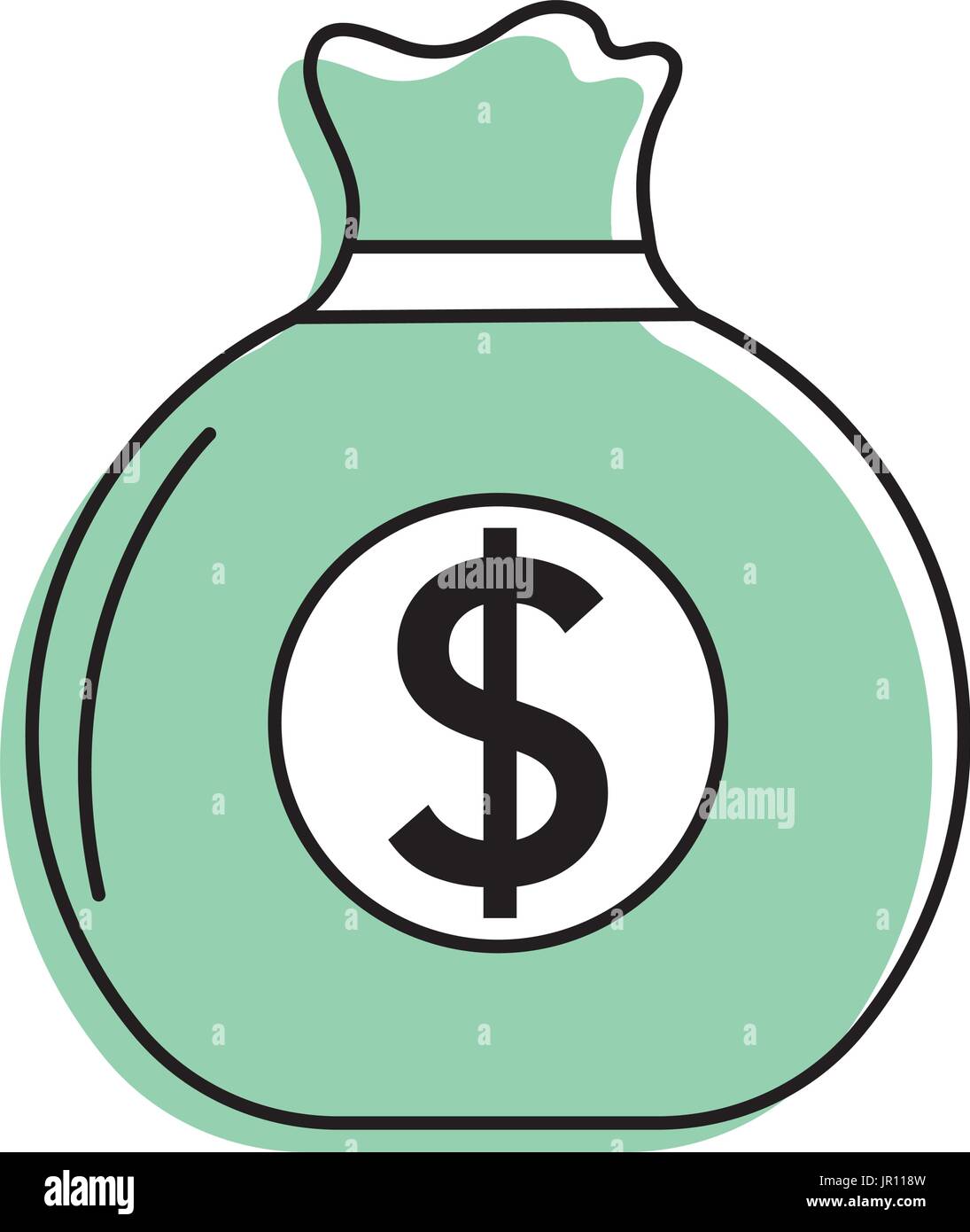 business bag with cash money inside Stock Vector Image & Art Alamy