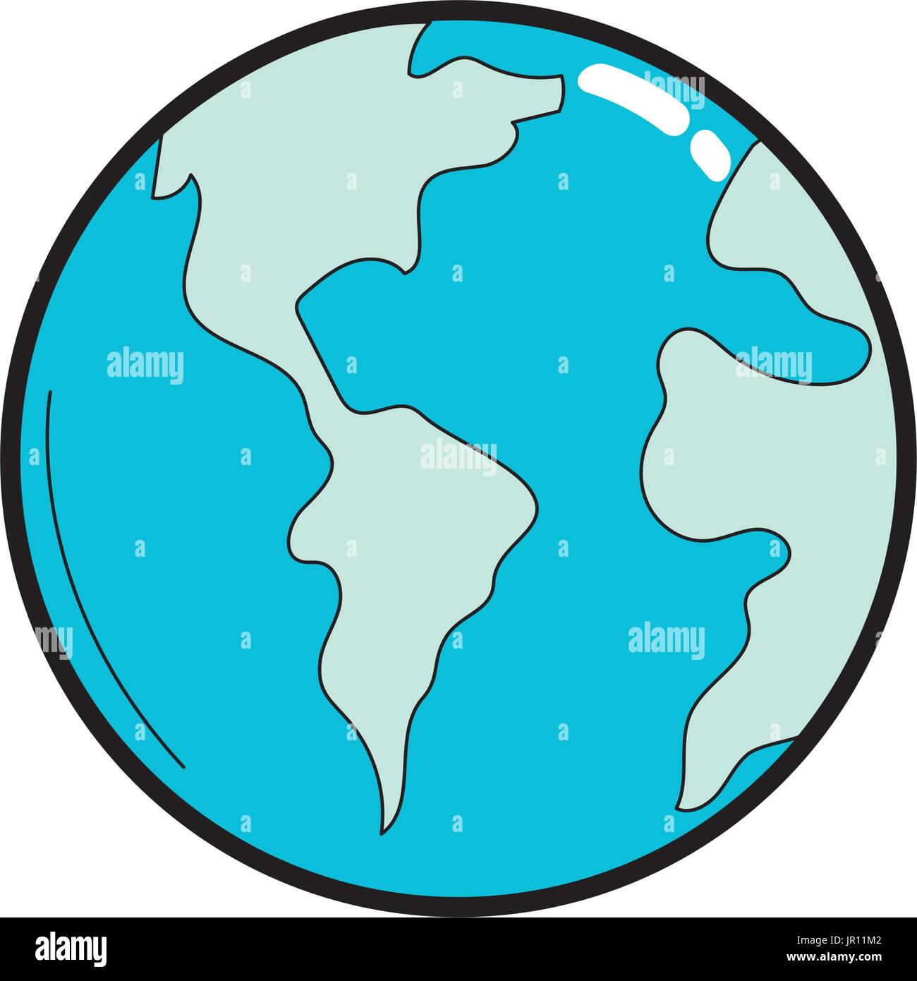 global earth planet to geography ubication Stock Vector Image & Art - Alamy