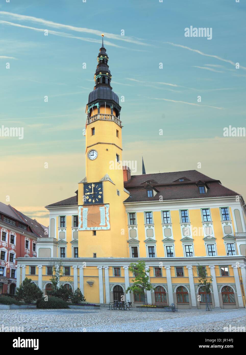 Bautzen Town Hall Stock Photo