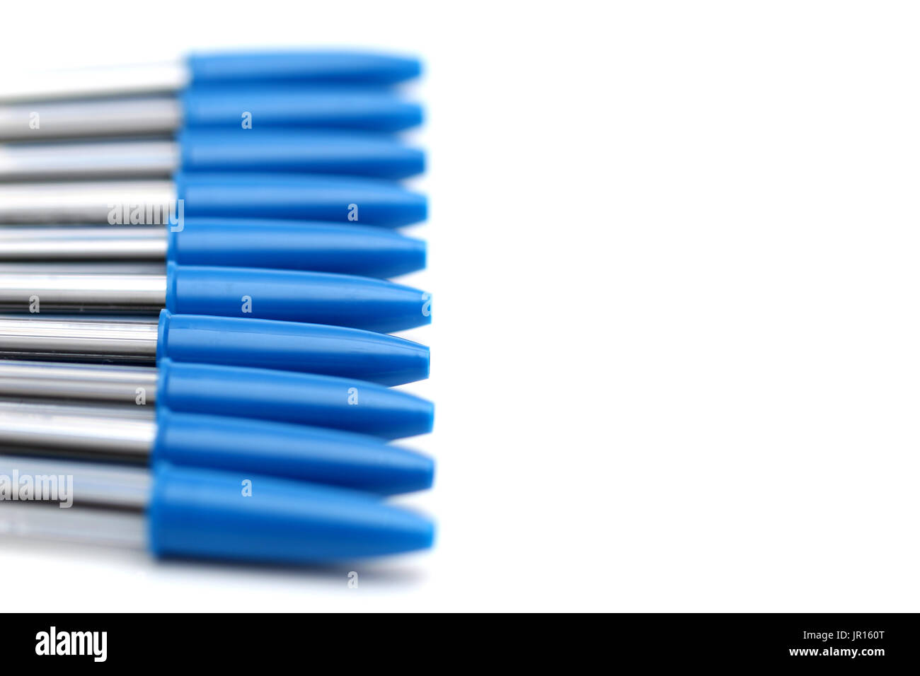 Ball point pens isolated on a white background Stock Photo - Alamy