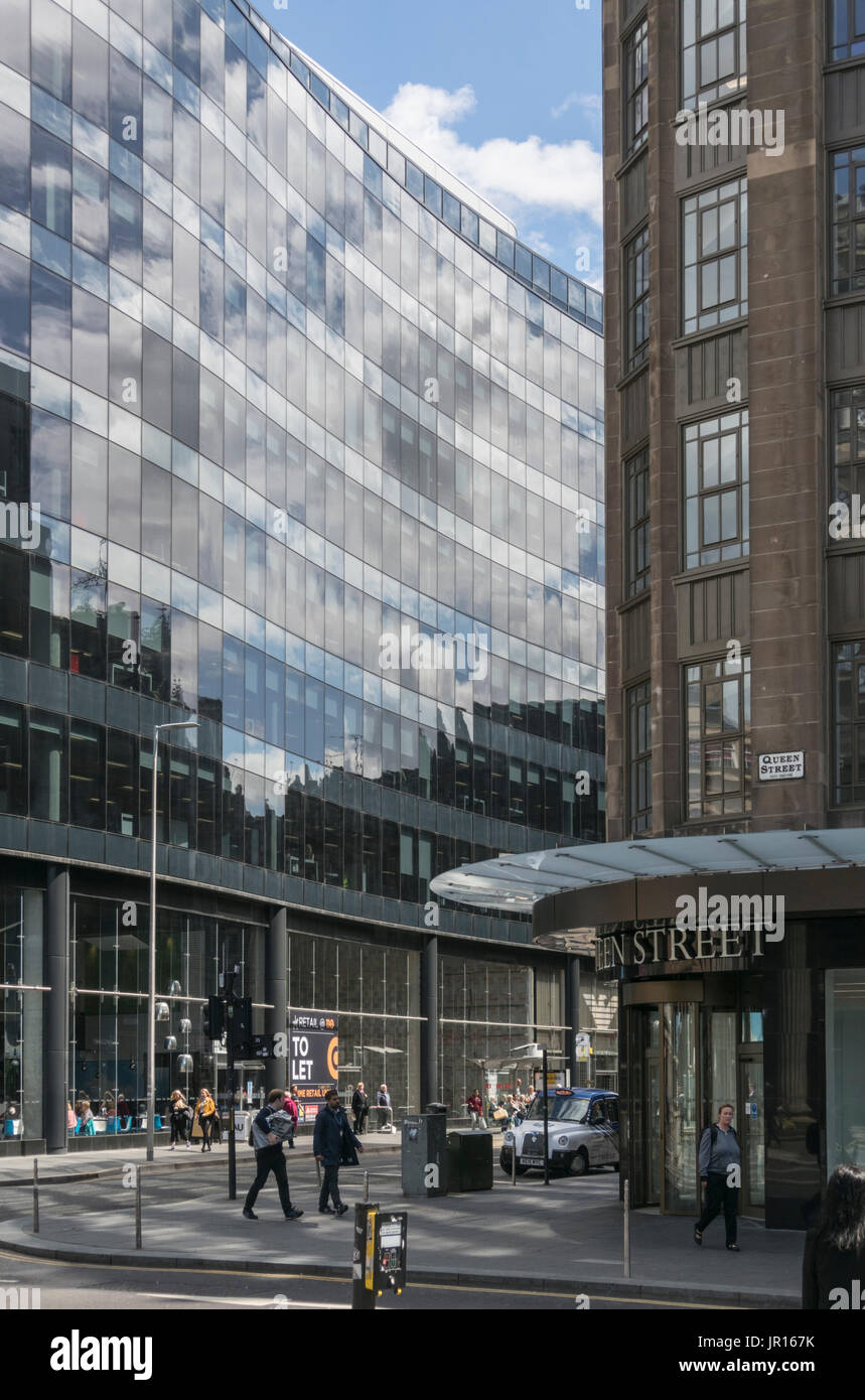 Major new build development in Glasgow city centre, Glasgow, Scotland