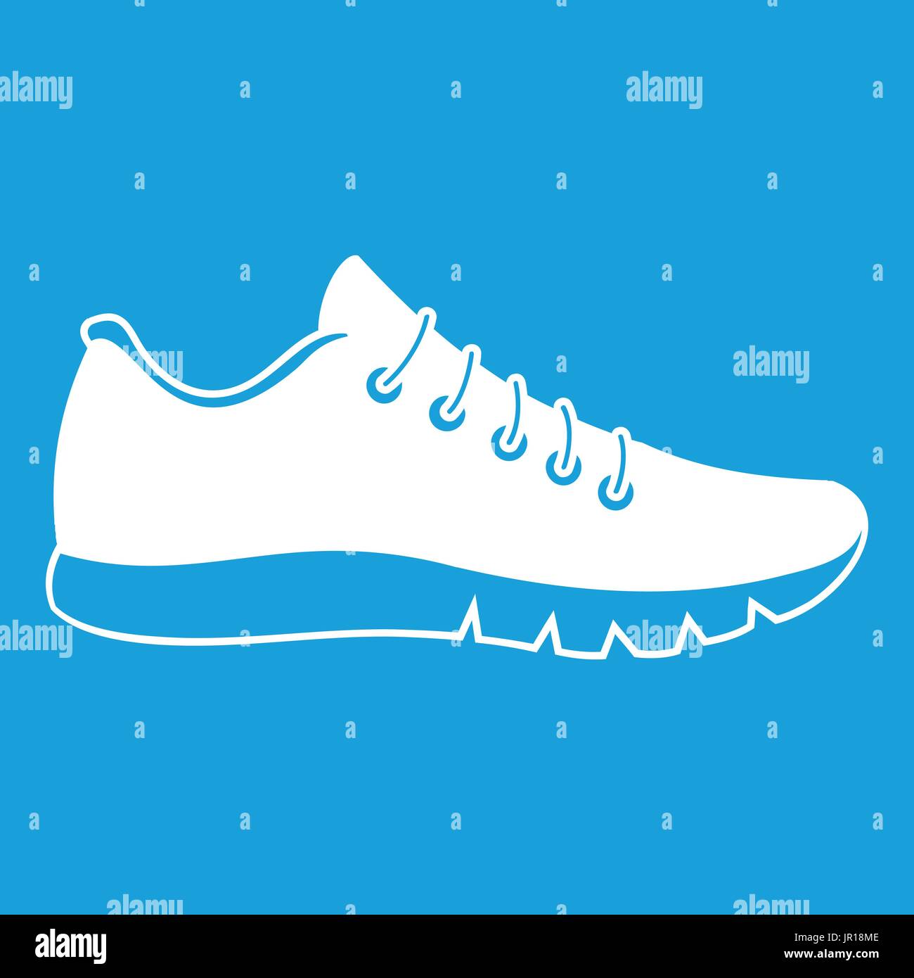 Sneakers icon white Stock Vector Image & Art - Alamy