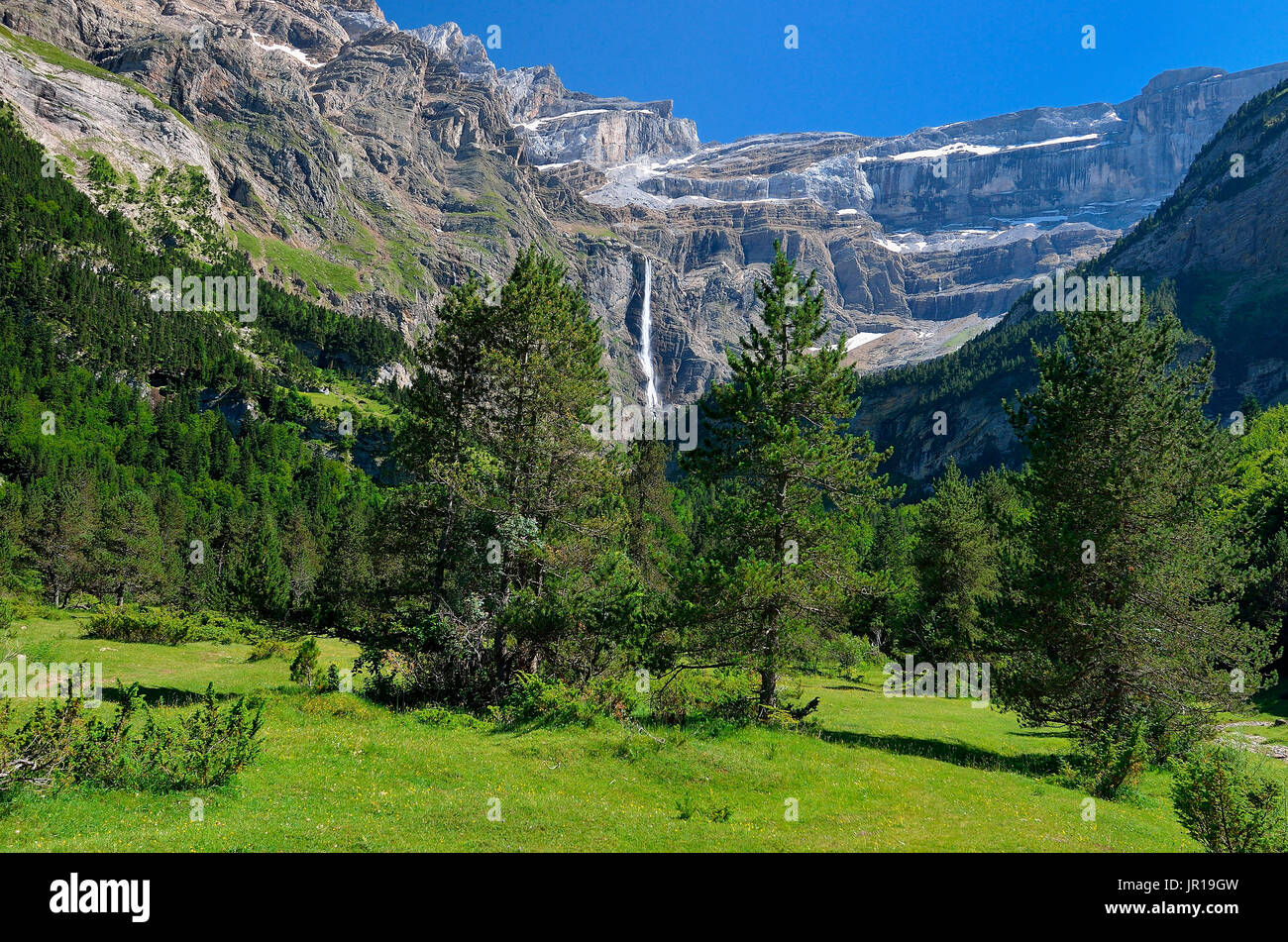 Cirque de Gavarnie, Pyrenees national park, France Stock Photo - Alamy