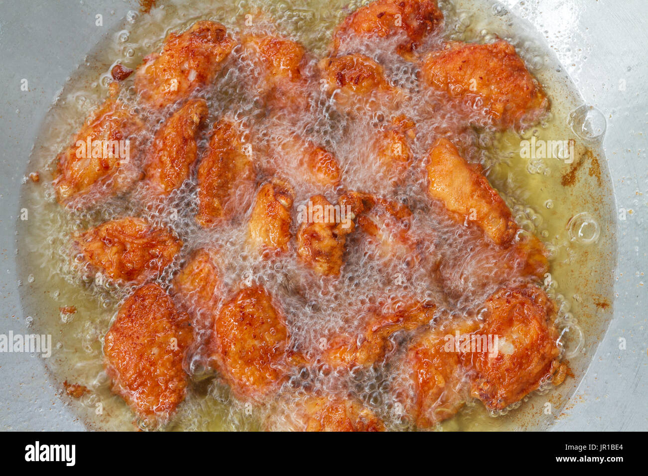 Fried Chicken, Fried Foods Stock Photo