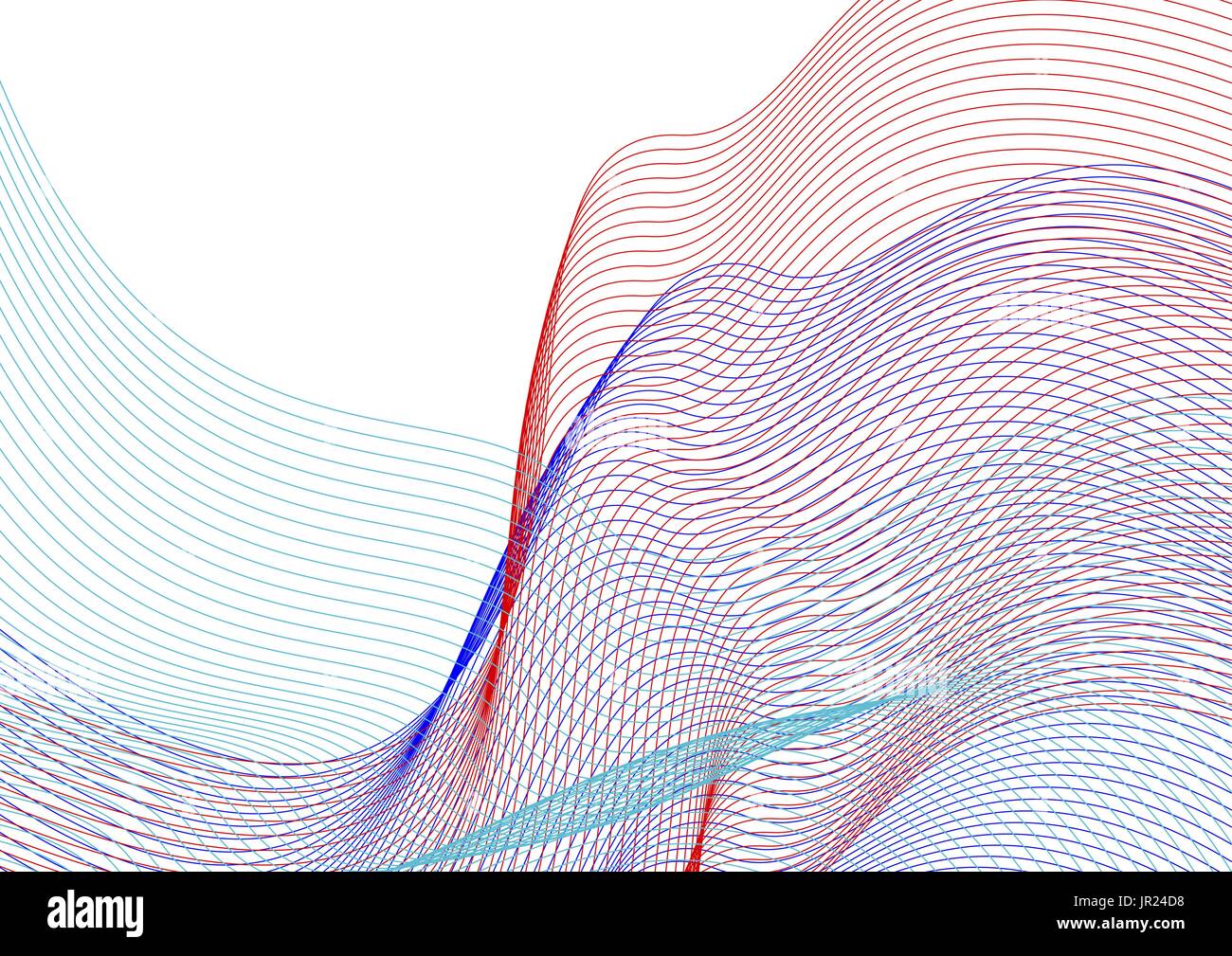 Abstract background with colorful lines on white, vector illustration ...