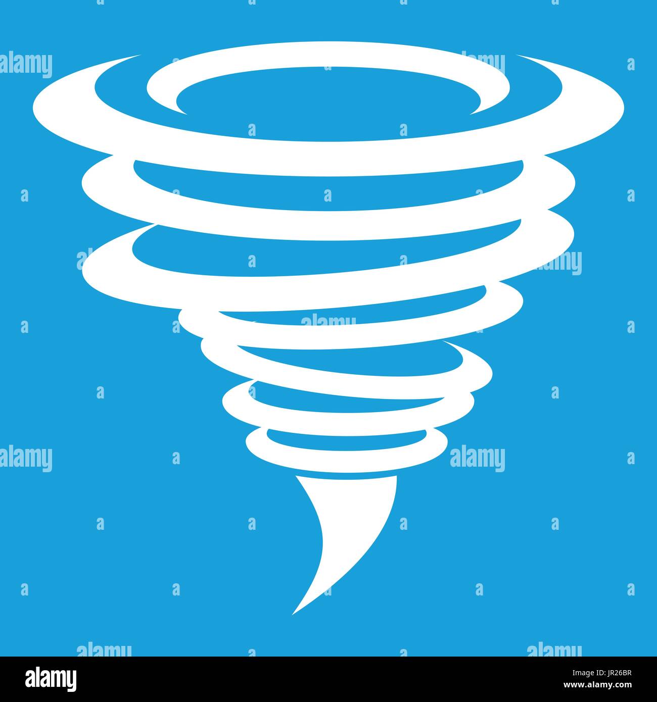 Tornado icon white Stock Vector Image & Art - Alamy