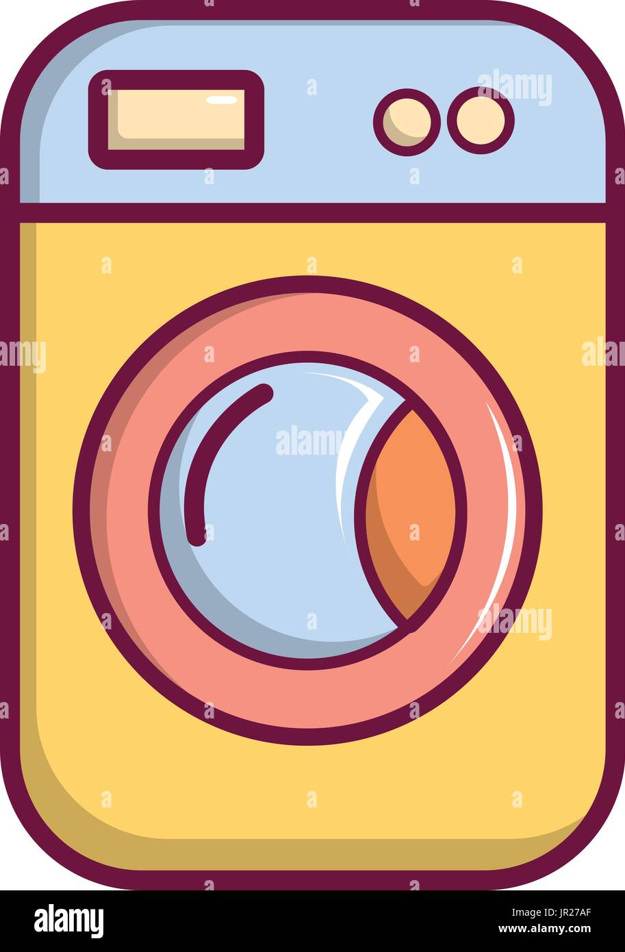 Washing machine icon, cartoon style Stock Vector Art & Illustration, Vector Image 151869719 Alamy