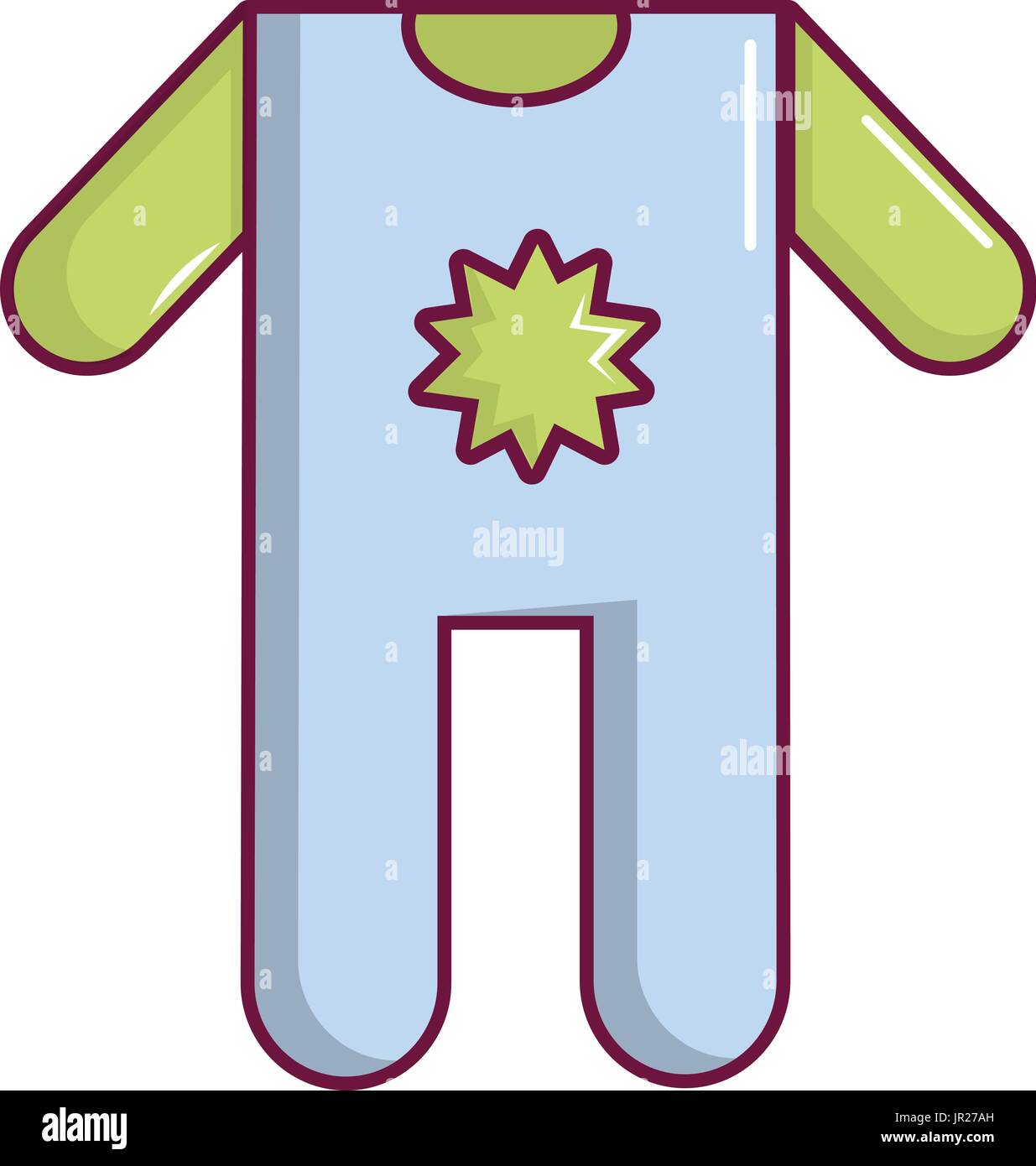 Baby boy clothes icon, cartoon style Stock Vector Image & Art Alamy