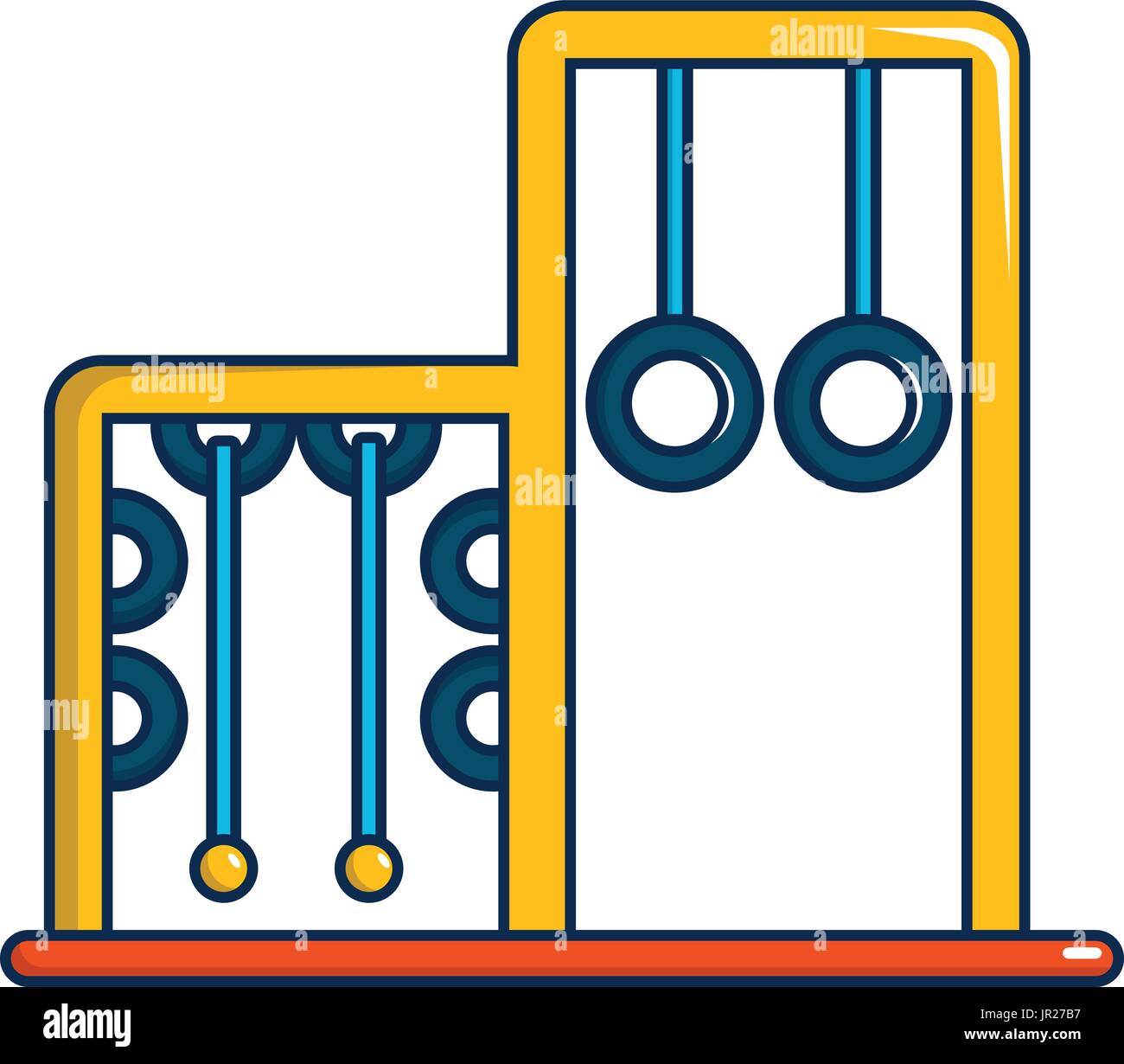 Park playground equipment rings icon Stock Vector Image & Art - Alamy