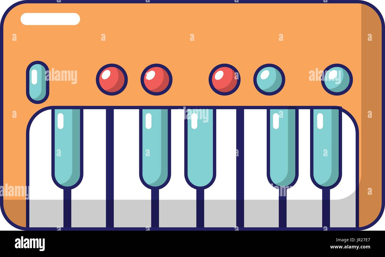 Synthesizer piano icon, cartoon style Stock Vector Image & Art - Alamy