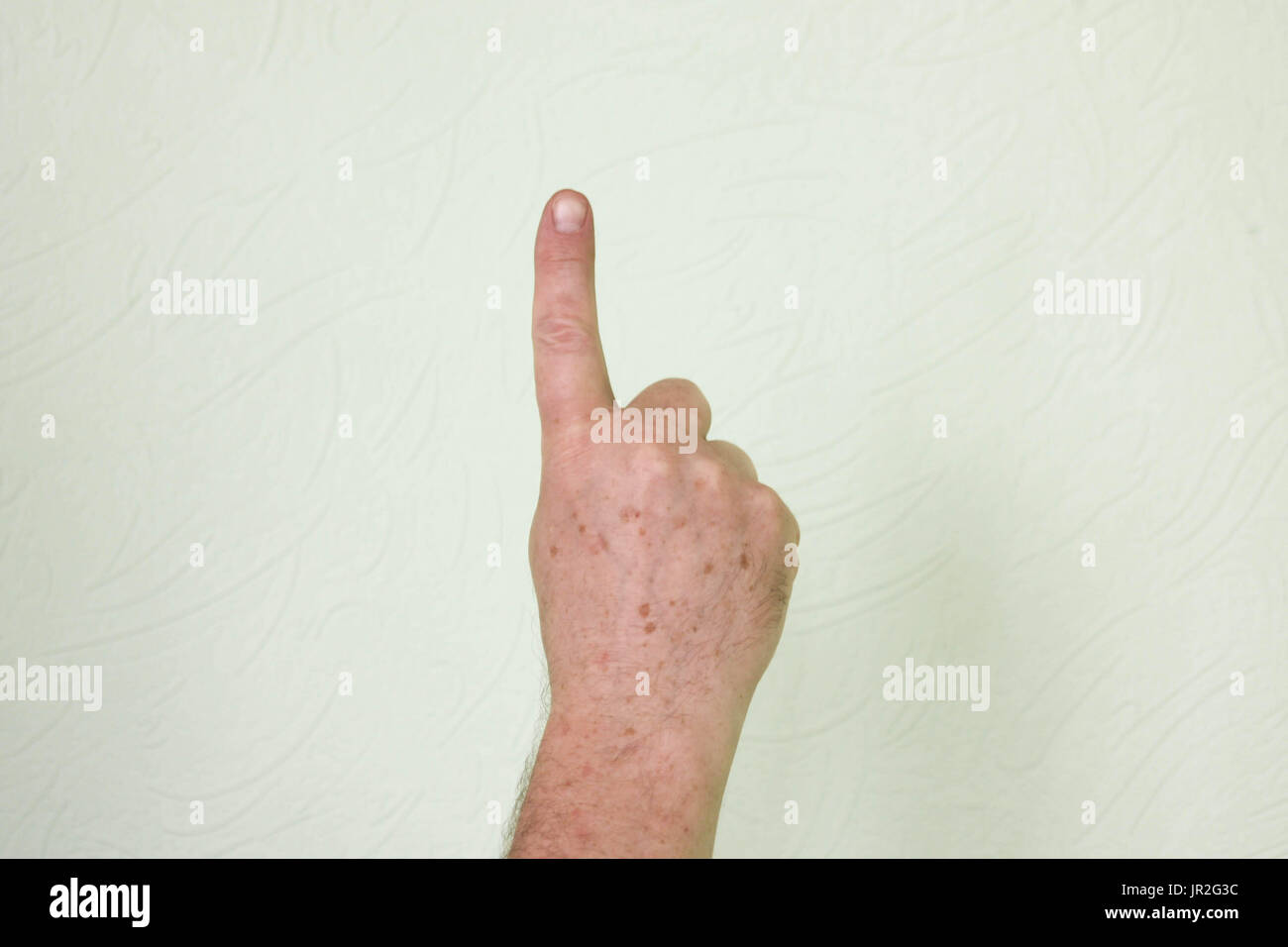 The hand of a man's symbol is one figure Stock Photo - Alamy