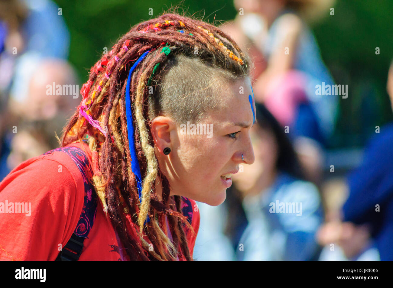 Dreadlock Female Stock Photos Dreadlock Female Stock Images Alamy