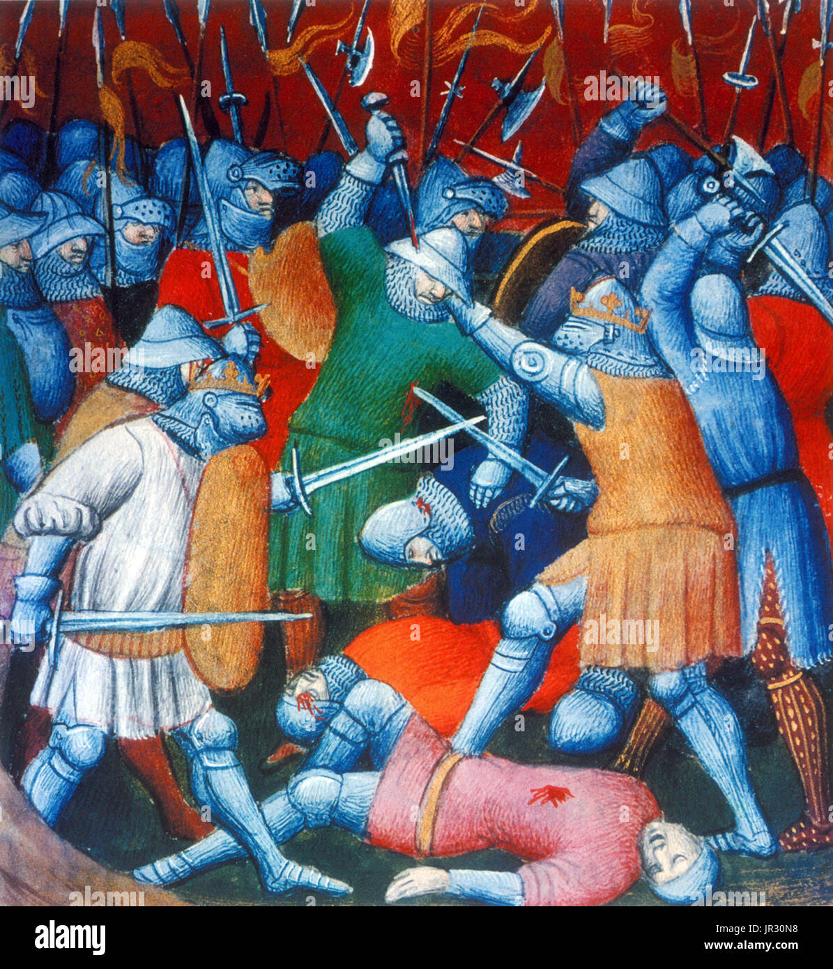 Fifth Crusade,1213-21 Stock Photo