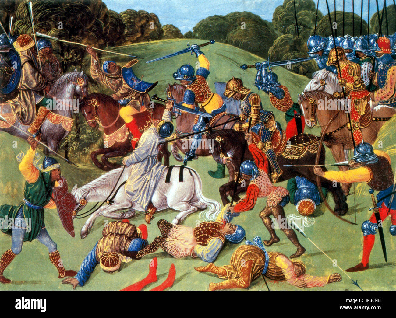 Hundred Years' War,1337-1453 Stock Photo