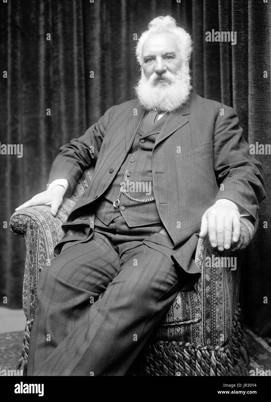 Alexander Graham Bell,Scottish-American Inventor Stock Photo