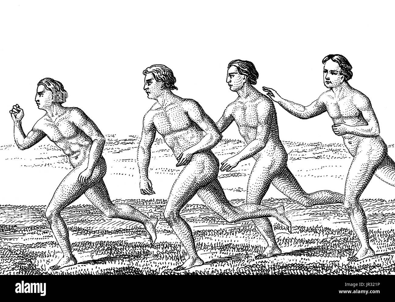 Ancient Olympic Games,Stadion,Foot Race Stock Photo