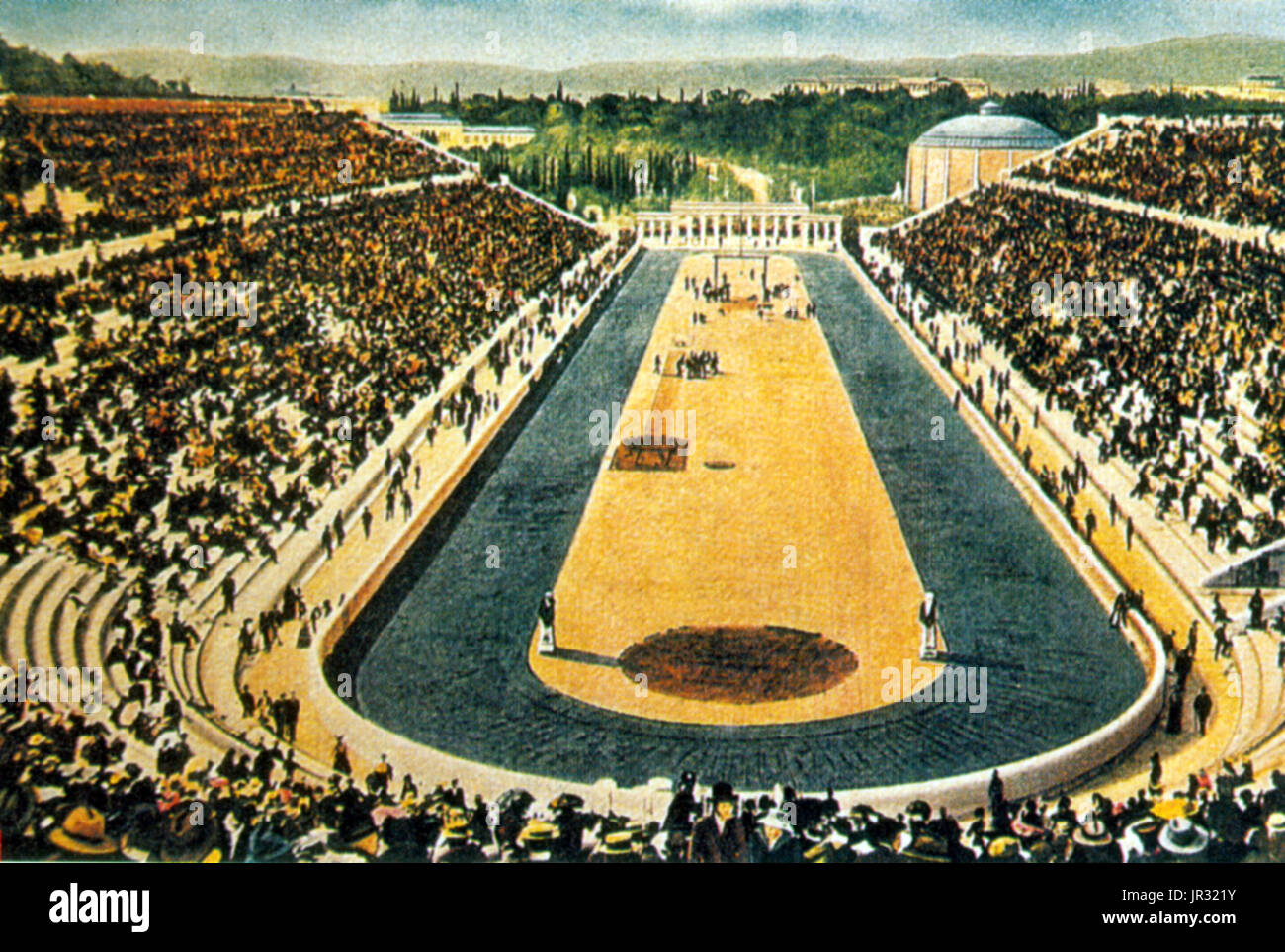 Panathenaic Stadium,Olympic Games,1906 Stock Photo
