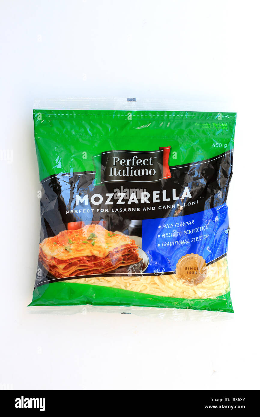 Perfect Italiano Mozzarella Cheese isolated against white background