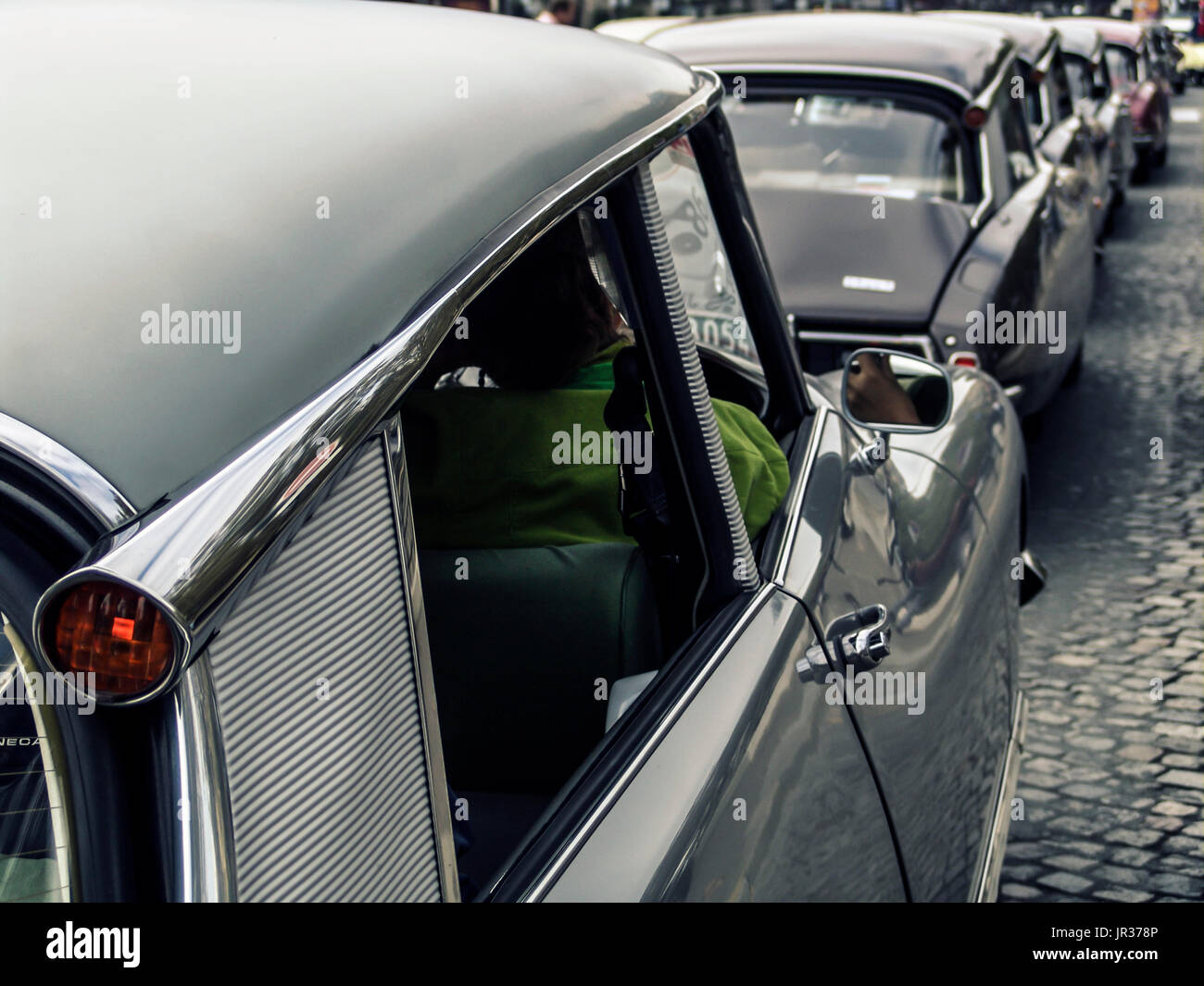 PARIS FRANCE - CITROEN DS 50 TH YEARS CELEBRATION IN THE CAPITAL CITY  2005 © Frédéric BEAUMONT Stock Photo