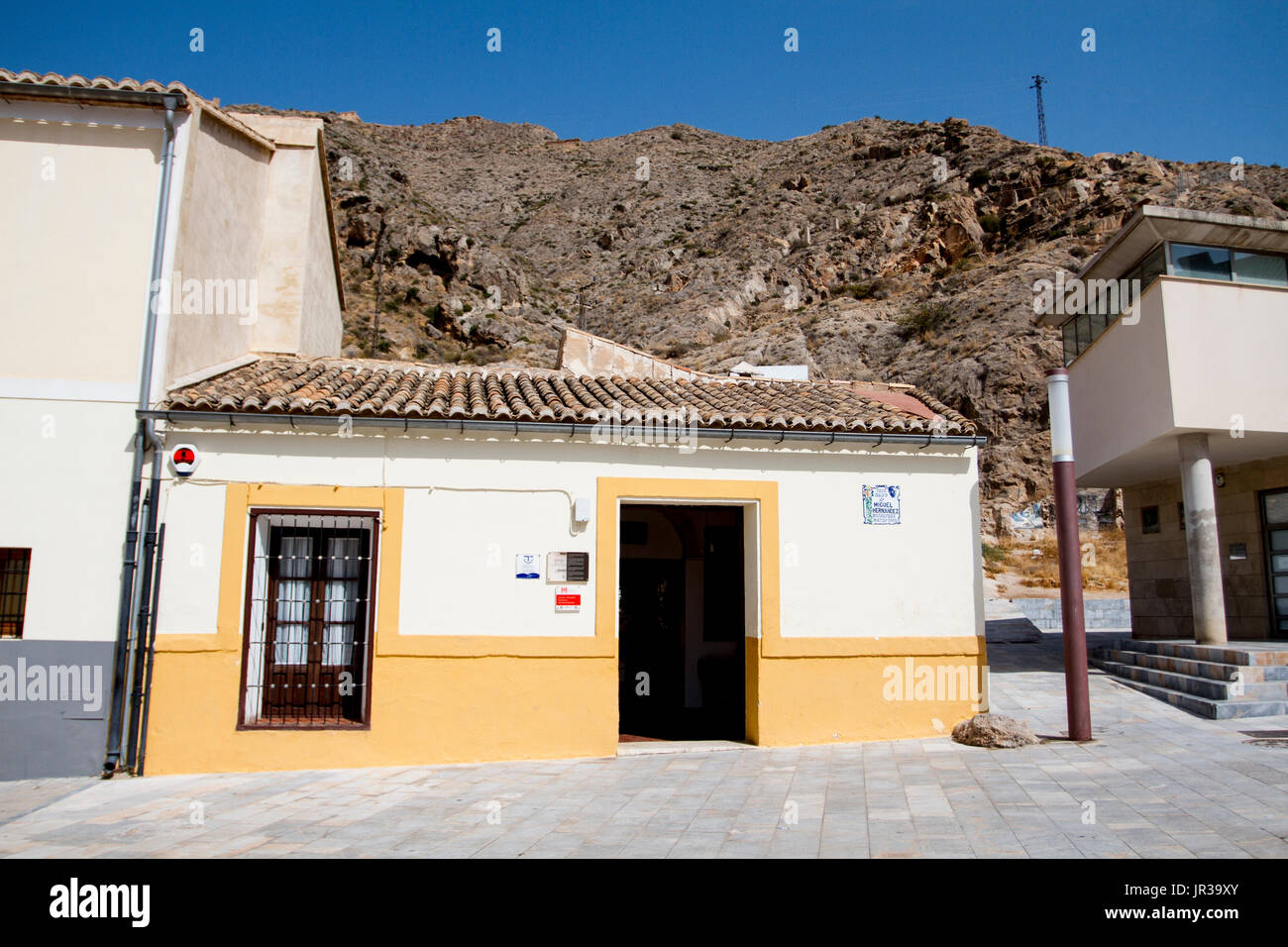 Miguel Hernandez house, Orihuela, Alicante, Spain Stock Photo