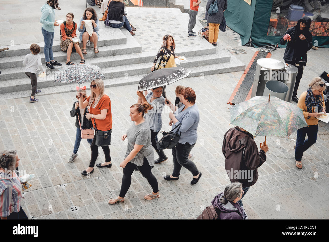 The Piece Hall, Halifax reopening Stock Photo Alamy