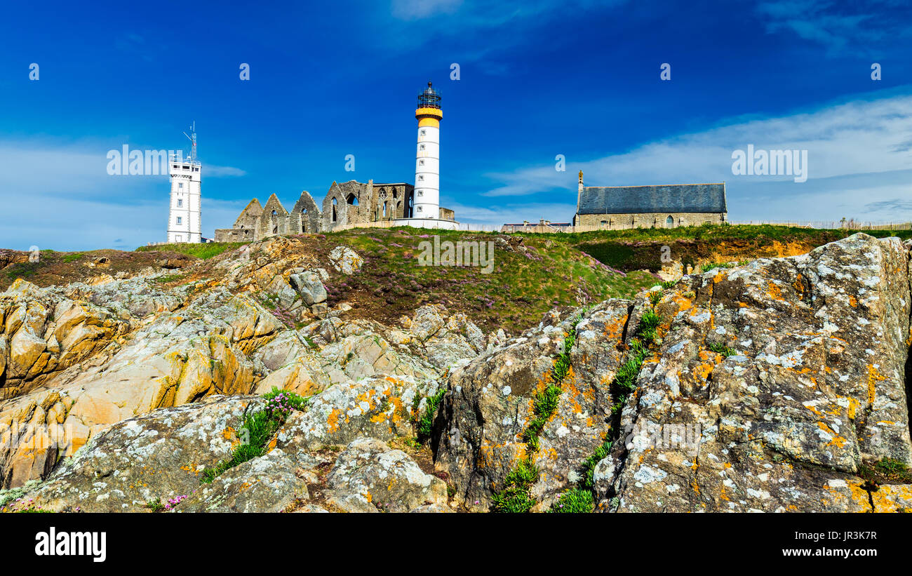 Lighthouse of point st mathieu hi-res stock photography and images - Alamy