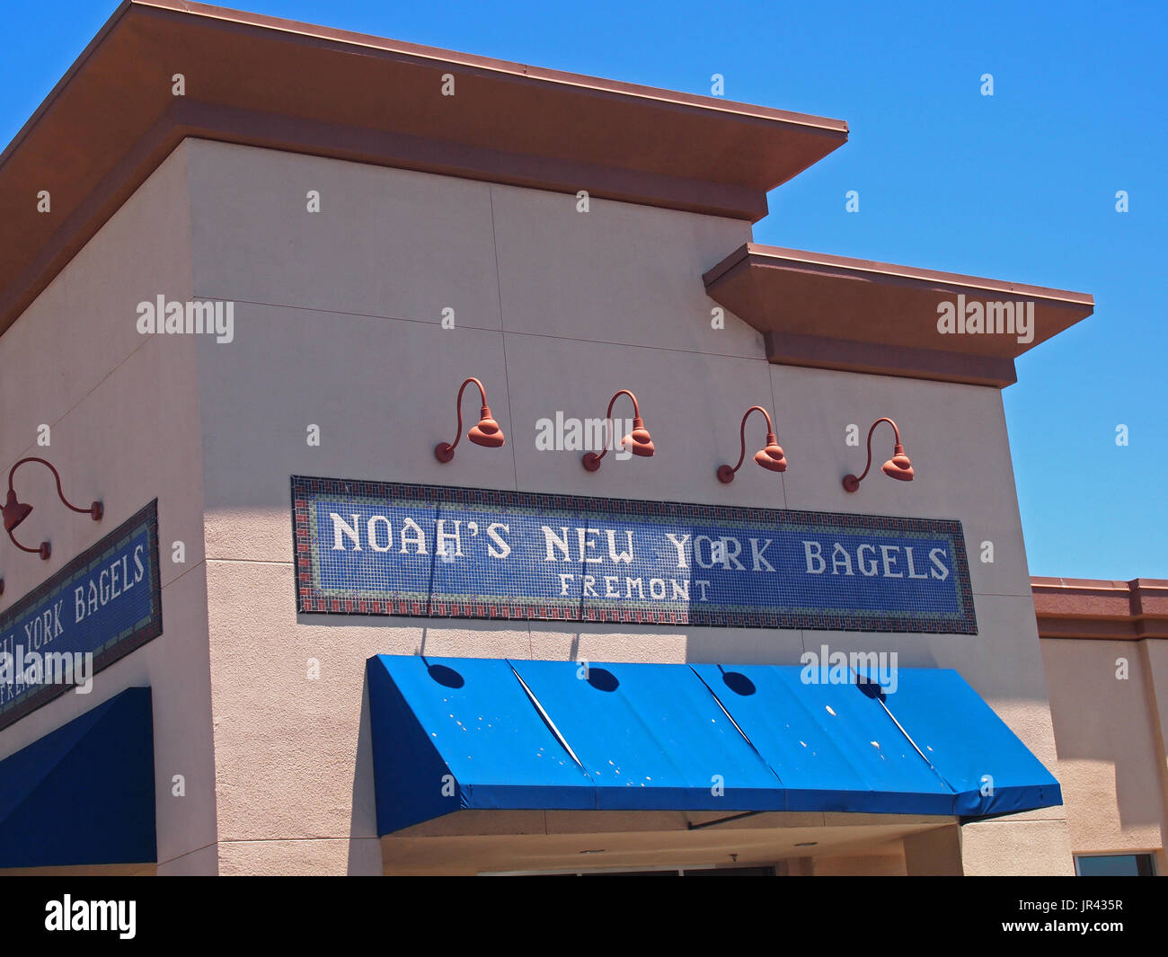 Noah's New York Bagels shop, Fremont, California Stock Photo
