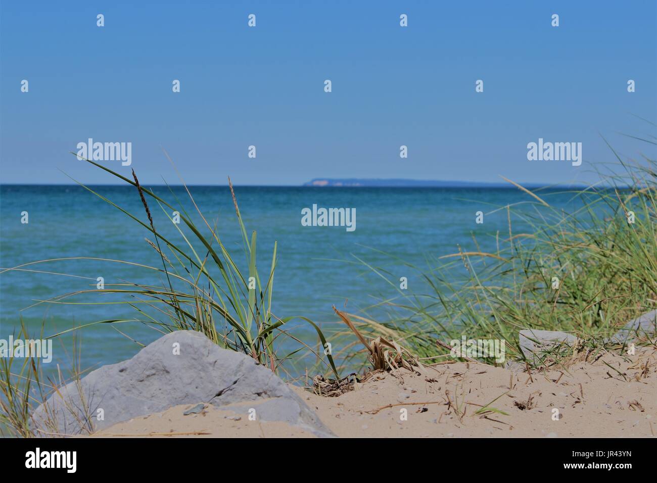 Taken at Empire beach in Michigan looking at South Manitou Island with