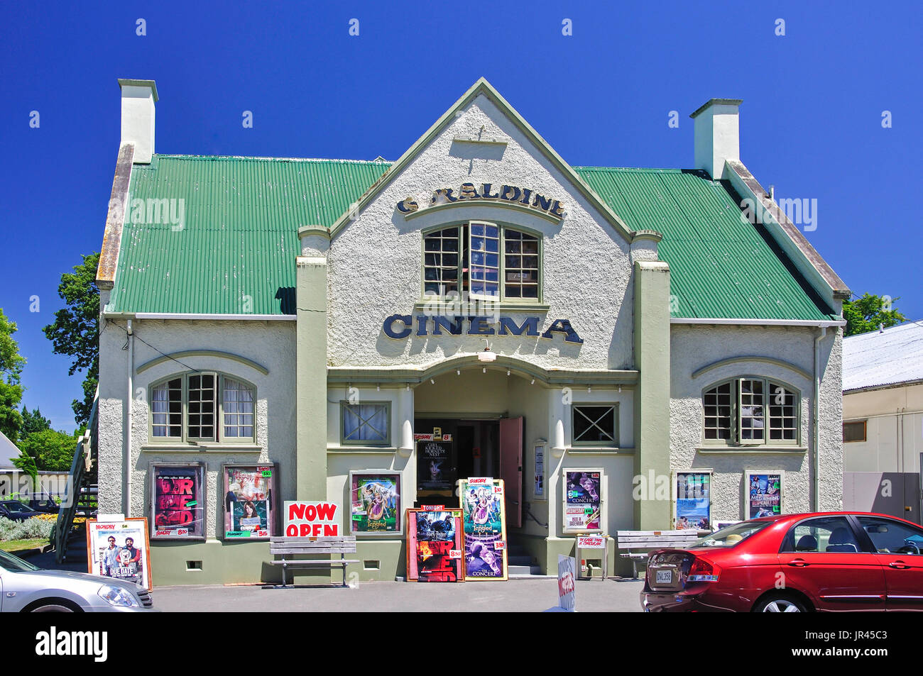 Geraldine Cinema, Talbot Street, Geraldine, South Canterbury, Canterbury, South Island, New Zealand Stock Photo