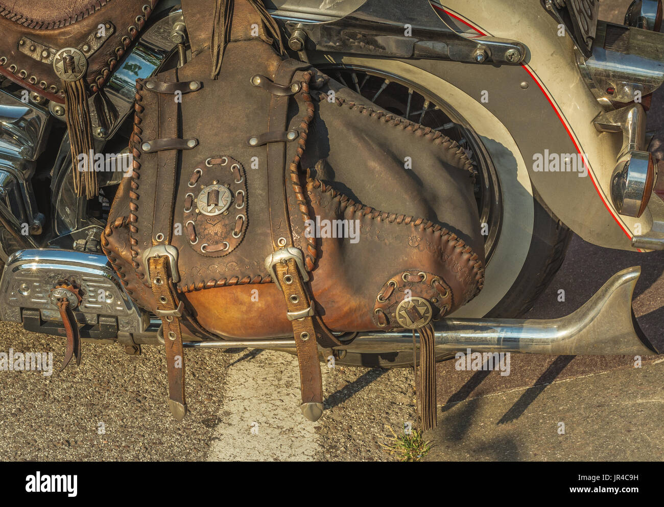 leather motorbike bags