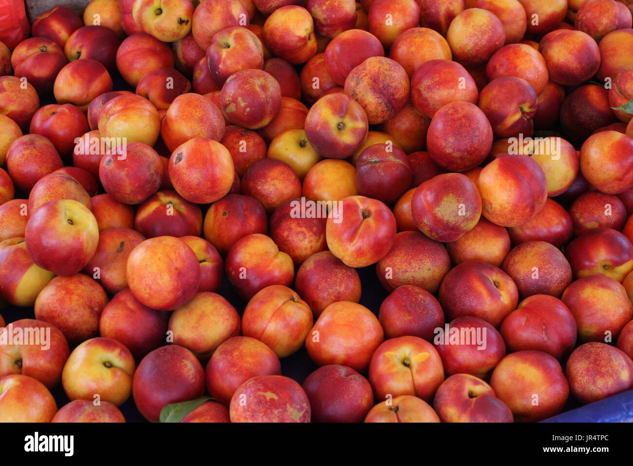 Closeup peach fuzz fruit hi-res stock photography and images - Alamy