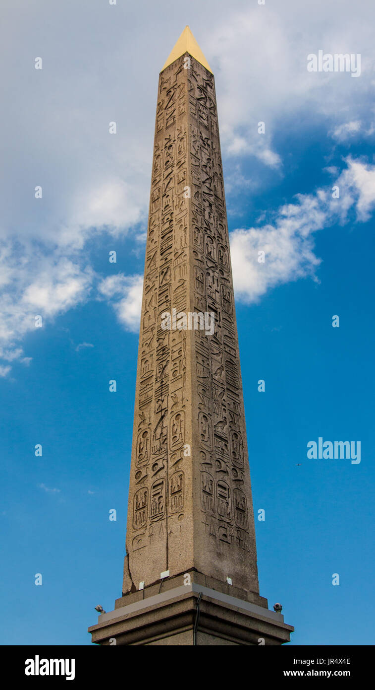 The Luxor Obelisk Stock Photo