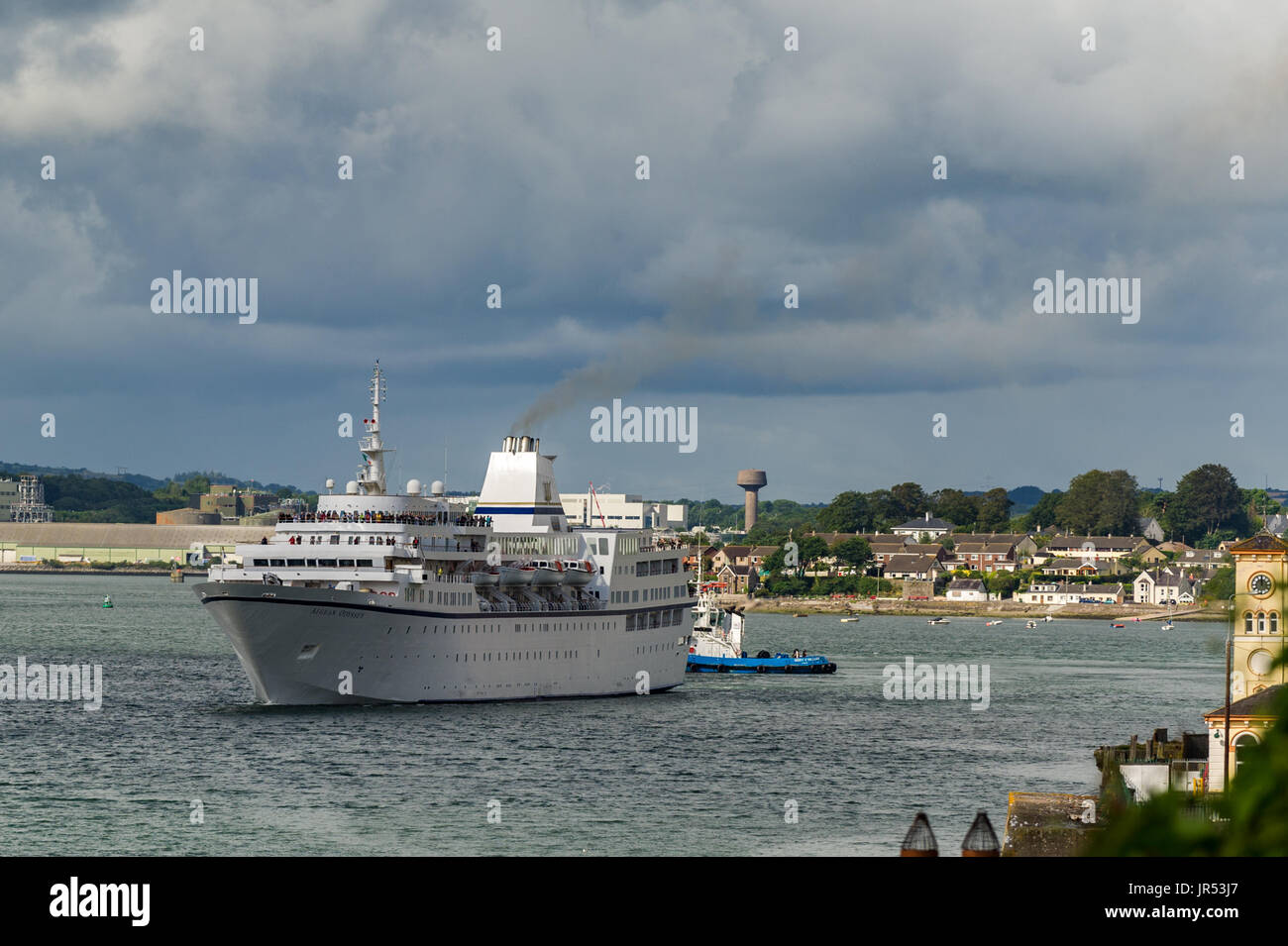 Cruise ship 'Aegean Odyssey' departs Cobh Cruise Terminal, Cobh