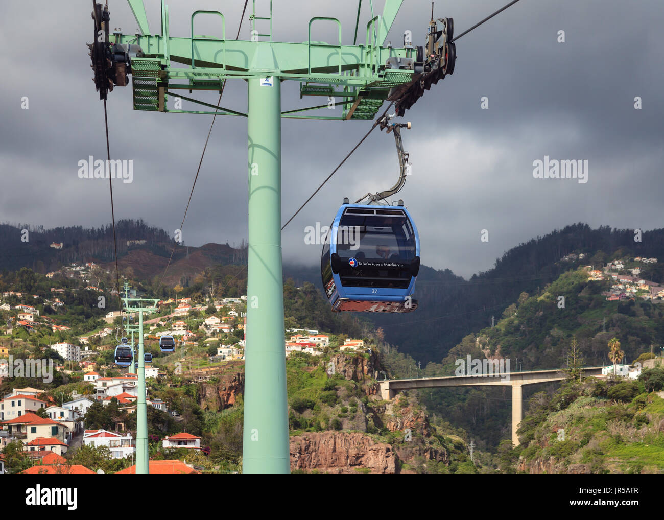 Funchal cable car hires stock photography and images Alamy
