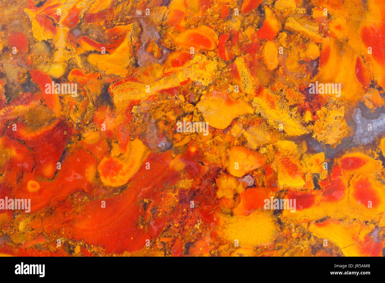 Polished agate Stock Photo