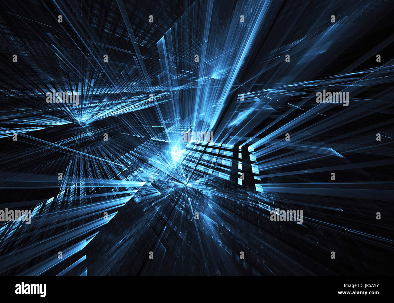 Abstract technology illustration, 3D illustration Stock Photo - Alamy